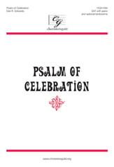 Psalm of Celebration SAT choral sheet music cover